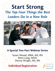 Start Strong: The Top Four Things the Best Leaders Do in a New Role - Individual Registration 